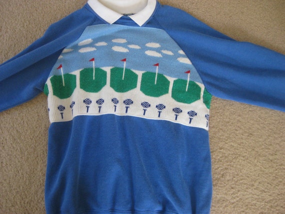 Vintage KITSCH GOLF Sweater