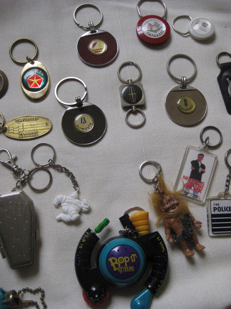 Vintage Keychains YOU CHOOSE Etsy