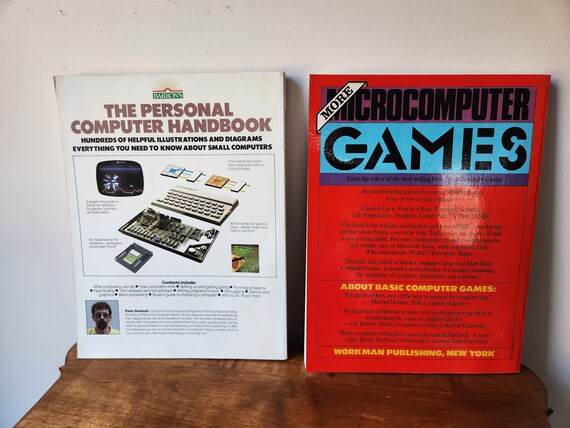 Vintage Computer Games or Personal Computer Book YOU CHOOSE
