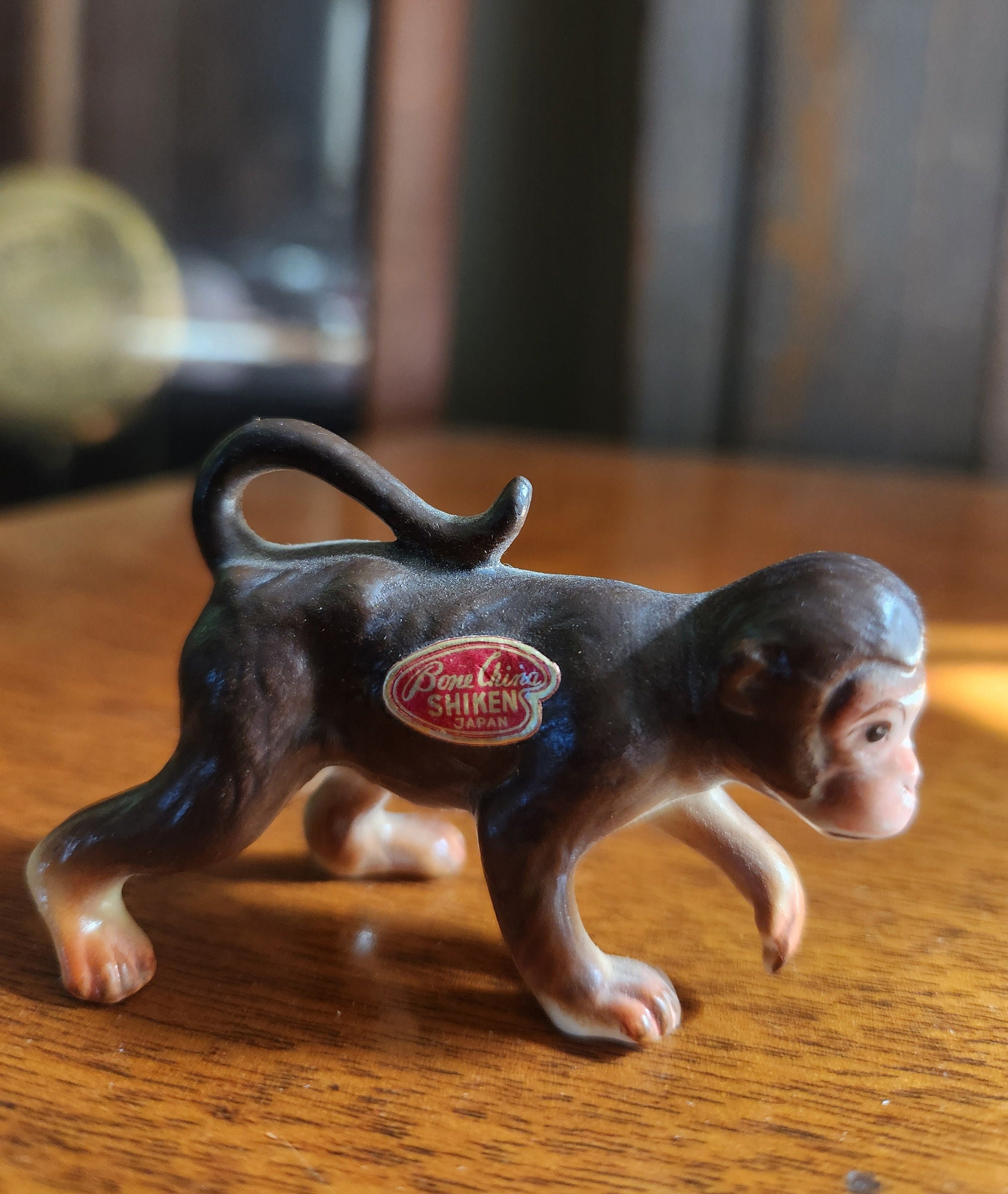 青と白の波模様 お猪口6cm5.5cm ペンギン ミニ猪口しん窯青花