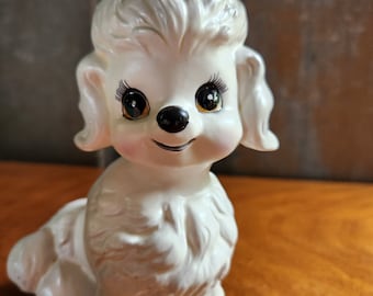 Vintage 1950's White Poodle Figure