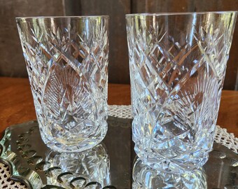 Stunning Waterford Crystal Shannon Jubilee Tumblers Set of TWO
