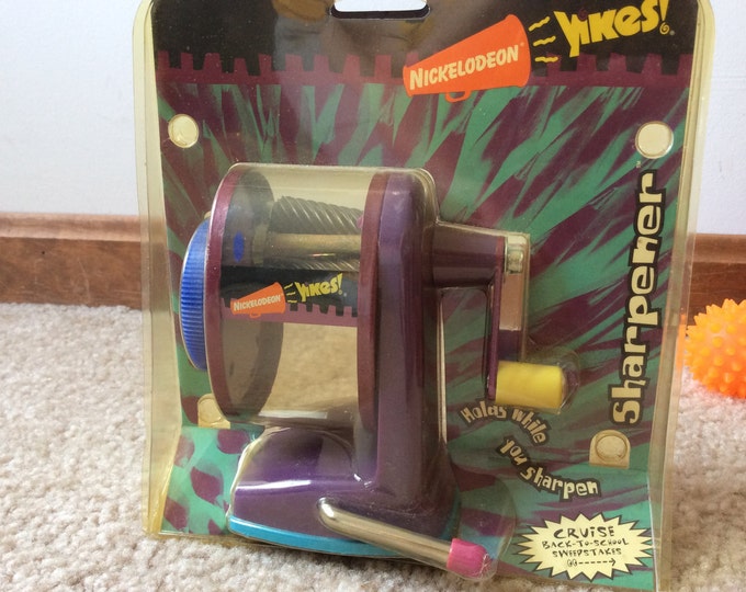 Vintage Nickelodeon YIKES Pencil Sharpener in SEALED Package Etsy