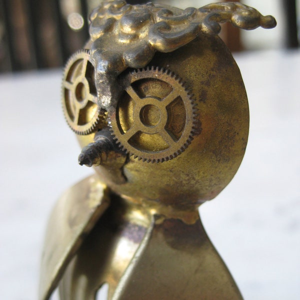 Vintage Rare Raul Zuniga Steampunk Owl