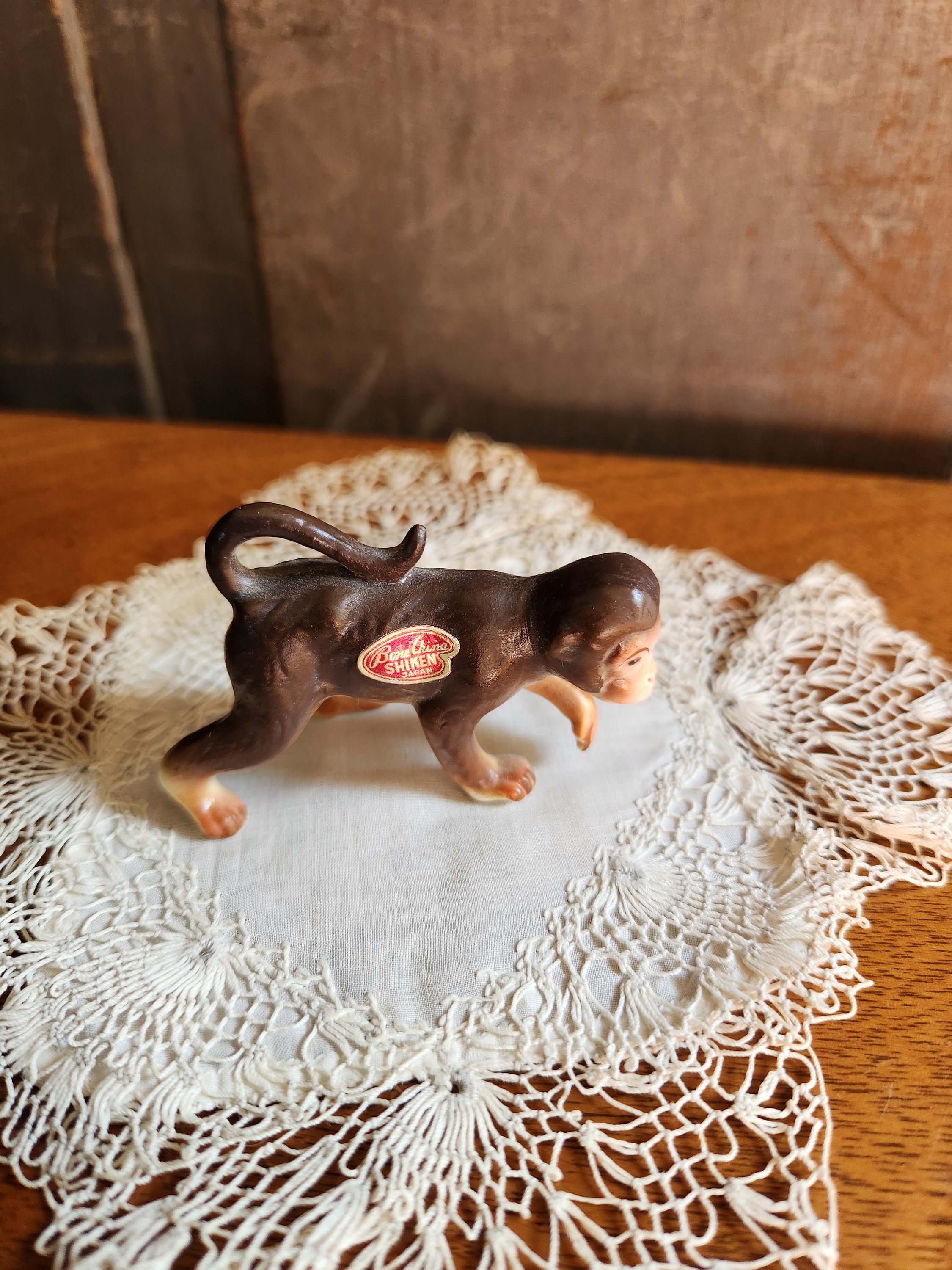 青と白の波模様 お猪口6cm5.5cm 一珍青花円菓子碗（商品番号209-12-78J）