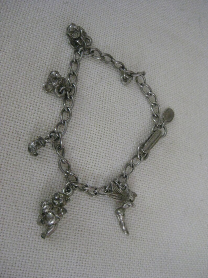 Vintage Disney Charm Bracelet Etsy