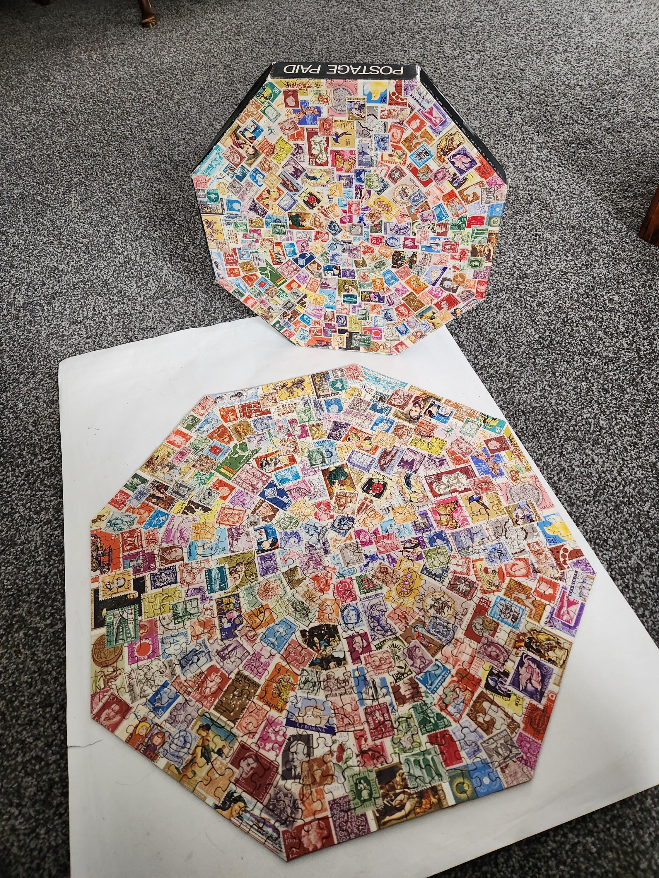 Vintage 1973 Postage Paid Octagonal Puzzle COMPLETE - Etsy