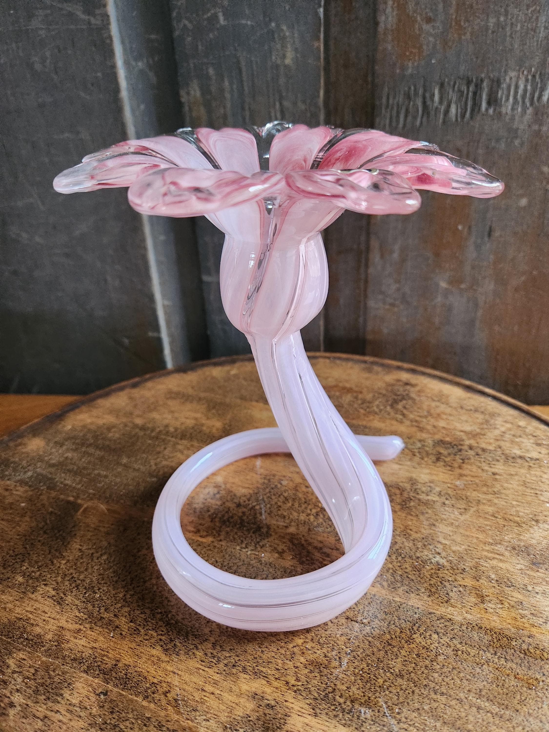 Pink Murano Vase - Etsy
