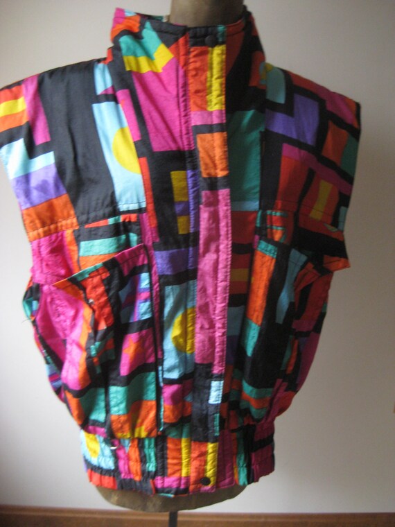 Vintage COLORFUL Andy Johns Vest