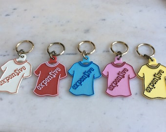 Vintage 1970&#39;s Expensive T-Shirt Keychain