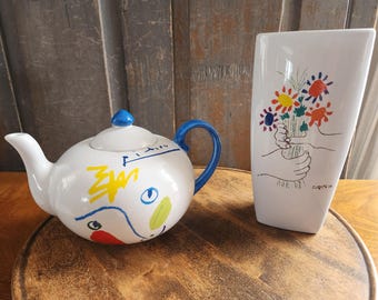 Picasso Ceramic Vase (1881_1973) - Etsy