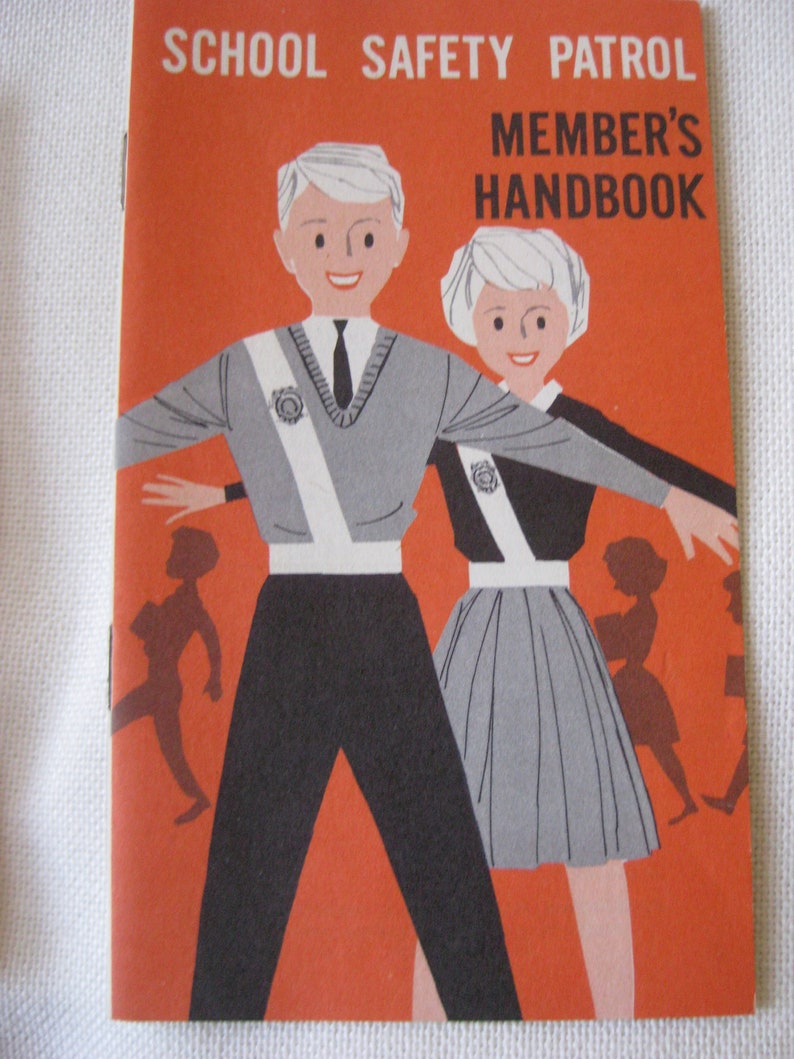Vintage AAA School Safety Patrol Badge and Handbook YOU CHOOSE Etsy