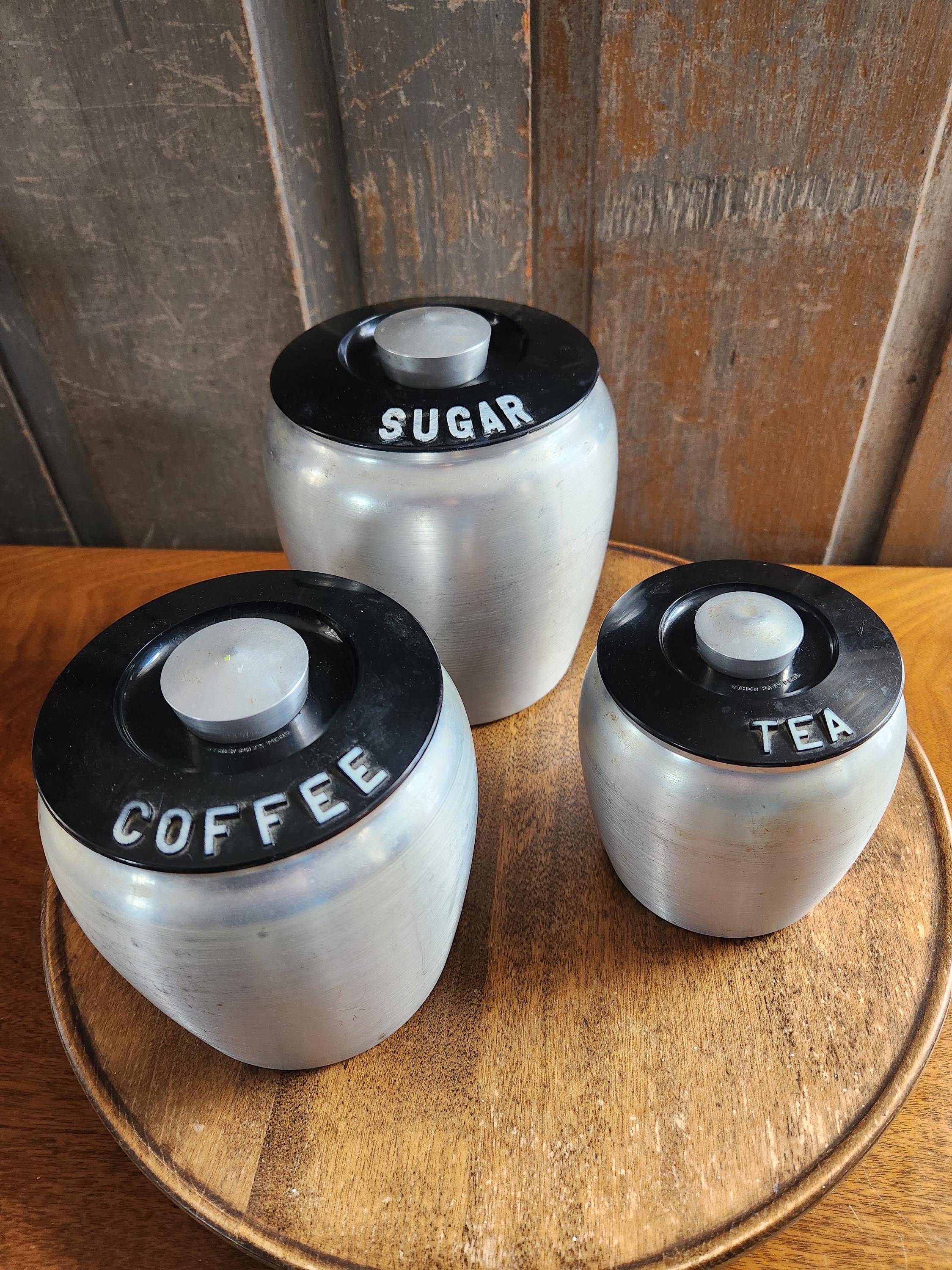 KROMEX coffee tea canister クロメックス Kromex Tea Canister - Etsy