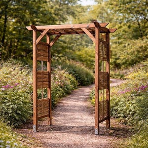 Bamboo pergola - Etsy.de