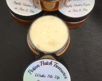Wake Me Up Eye Cream made with Coffee Infused Sweet Almond Oil