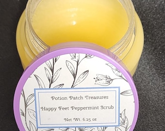 Happy Feet Peppermint Scrub...A cooling sensation for tired feet.