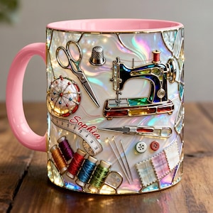 May include: A white ceramic mug with a black handle and the text "But First, Coffee" in a handwritten style. The mug is on a white surface. The mug is approximately 4 inches tall.