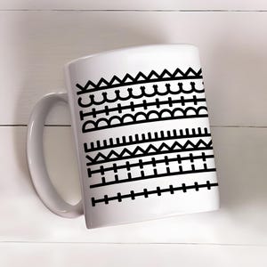 Jag gillar vad jag gillar kaffemugg, dold meddelande optisk illusionsmugg, subtil sarkasm kontorsmugg, geometrisk kopp gag present till kollega.