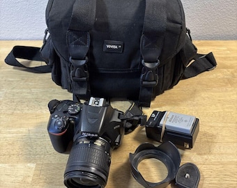 Câmera DSLR Nikon D3500 de 24,2 MP com lente VR 18-55 mm - Preta