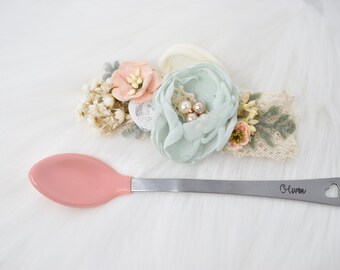 Personalized Baby Spoon - Personalized Spoon - Custom Stamped Baby Spoon - Baby Shower Gift - Gift for Baby - Keepsake Spoon