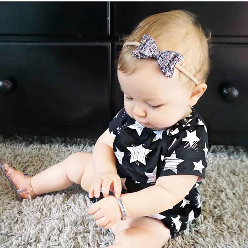 Personalized Bracelet // Baby Cuff Bracelet // Hand Stamped Etsy