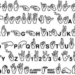 Bijoux en langue des signes Bracelet personnalisé Bijoux estampillés à la main Bijoux ASL Bijoux de signe Bijoux personnalisés Personnalisé image 4