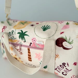 Mini Duffle Bag Sewing Pattern: Beginner A4 PDF Tutorial (Kids Overnight Bag) image 10