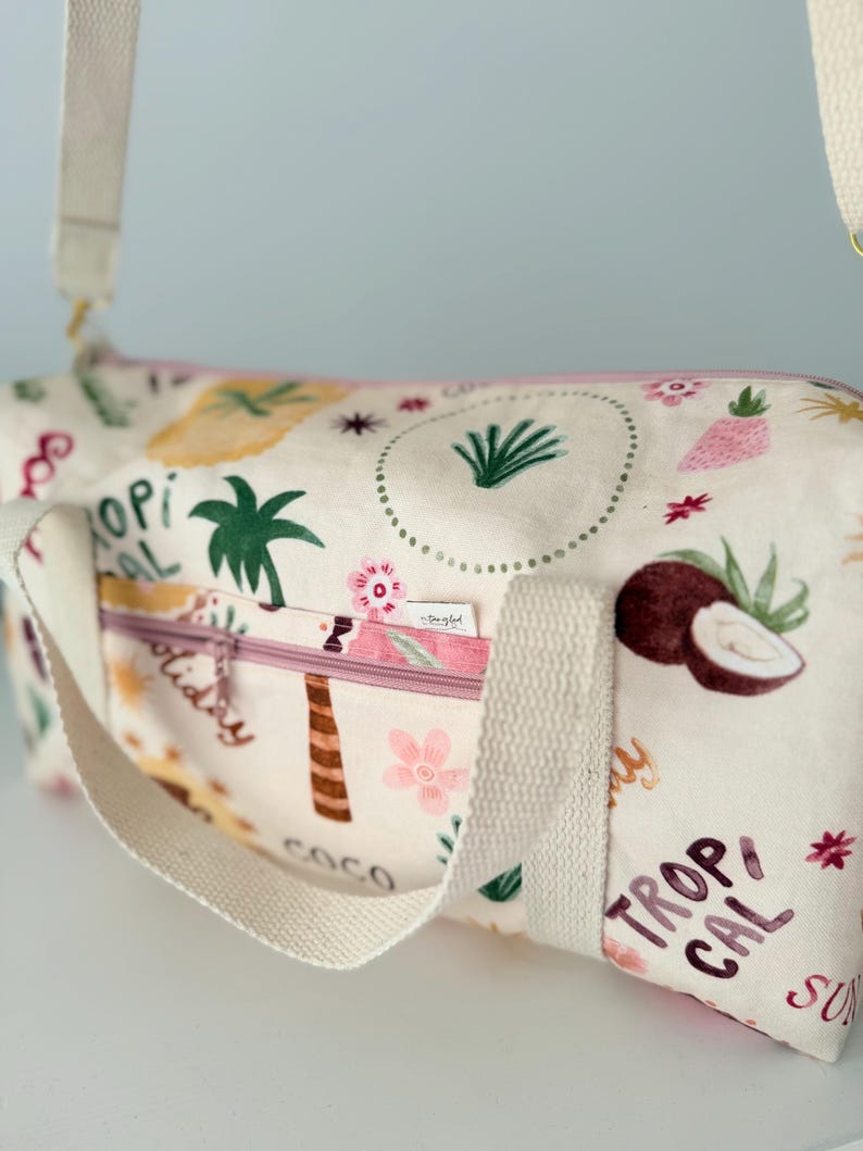 Mini Duffle Bag Sewing Pattern: Beginner A4 PDF Tutorial (Kids Overnight Bag) image 10