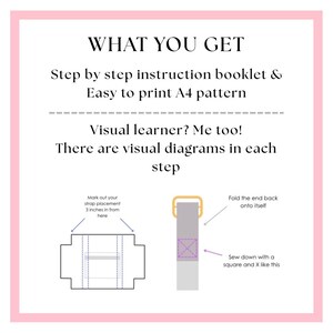 Mini Duffle Bag Sewing Pattern: Beginner A4 PDF Tutorial (Kids Overnight Bag) image 2