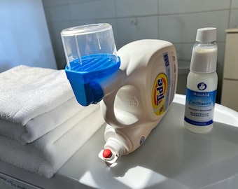 Laundry Detergent Cup Drain | No Drip Detergent Saver