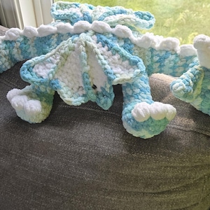 Peluche de dragón de 90 cm (3 pies) – Peluche suave y abrazable