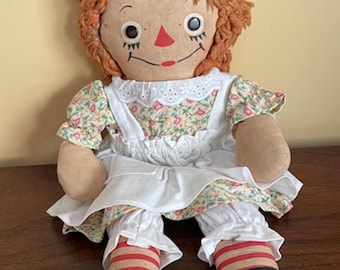 Original Georgene REDRESSED Raggedy Ann