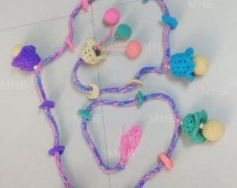 Crochet Nursery Garland – Handmade Turtle & Star Baby Room Wall Decor
