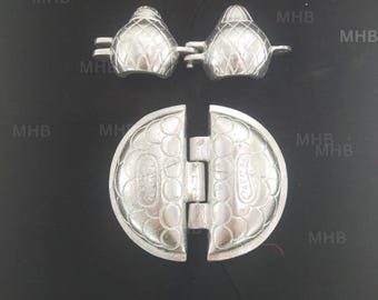 Modak Maker with Gujiya Maker – Mould Set of 2 |Press Tool for Sweets, Snacks, Festivals |