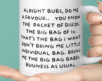 Disco Crisps Lady Meme, Quote & Disco Crisps Graphic, Business As Usual, Big Bag Babes, Disco Crisps Meme, UK Memes, Big Bag Of Discos