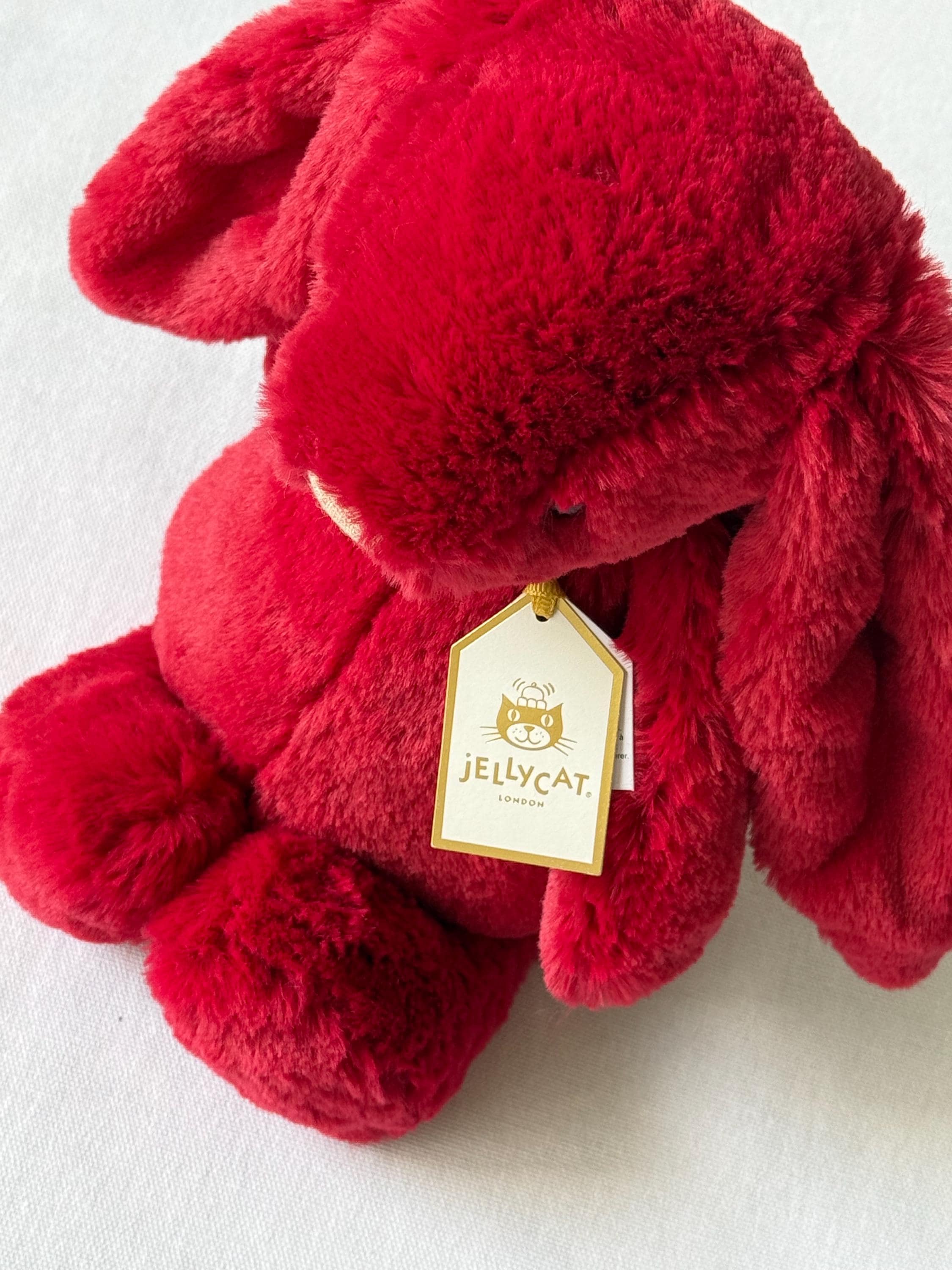 Rare Jellycat Bashful Luxe Scarlett Bunny - Hard to Find Sold Out