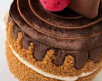 Rare Jellycat Glacy Chocolate Cake Harrods Exclusive - Hard to
