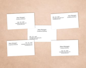Quiet Authority Card Template | Luxury Canva Design | Elegant Professional Branding