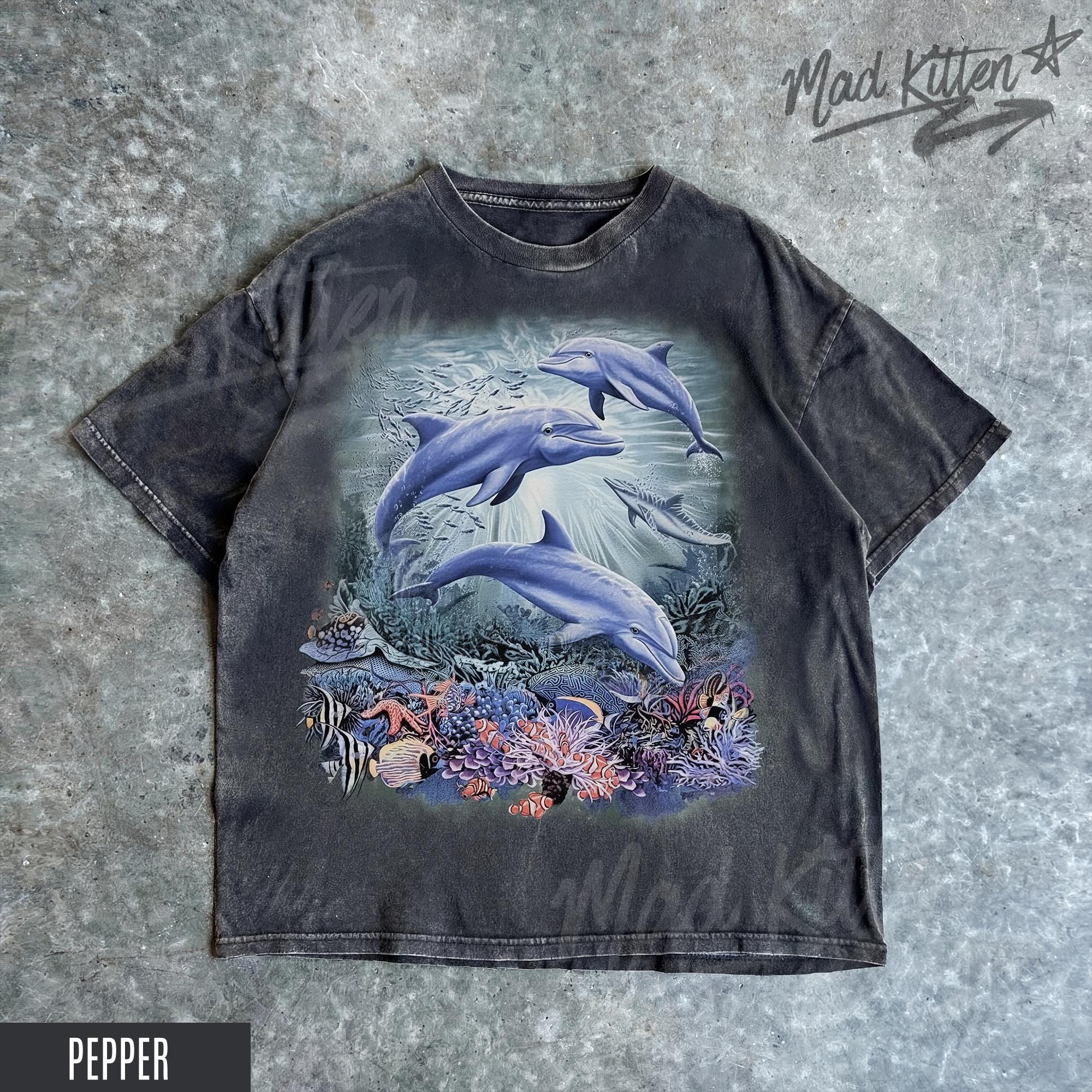 Vintage Dolphin Tee - Etsy