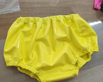 Handmade sexy latex inflatable underwear with nozzle for both men and women