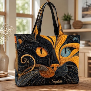 Quilted Tote Bag Personalized - Etsy