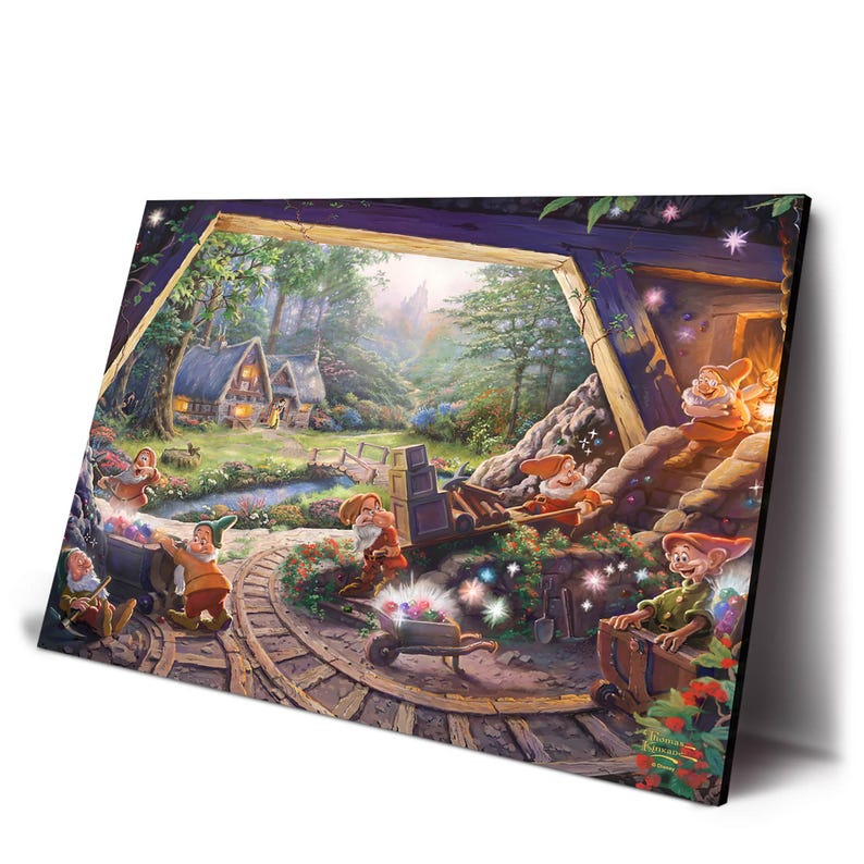 Snow White and the Seven Dwarfs Movies Poster Canvas Print for Home ...