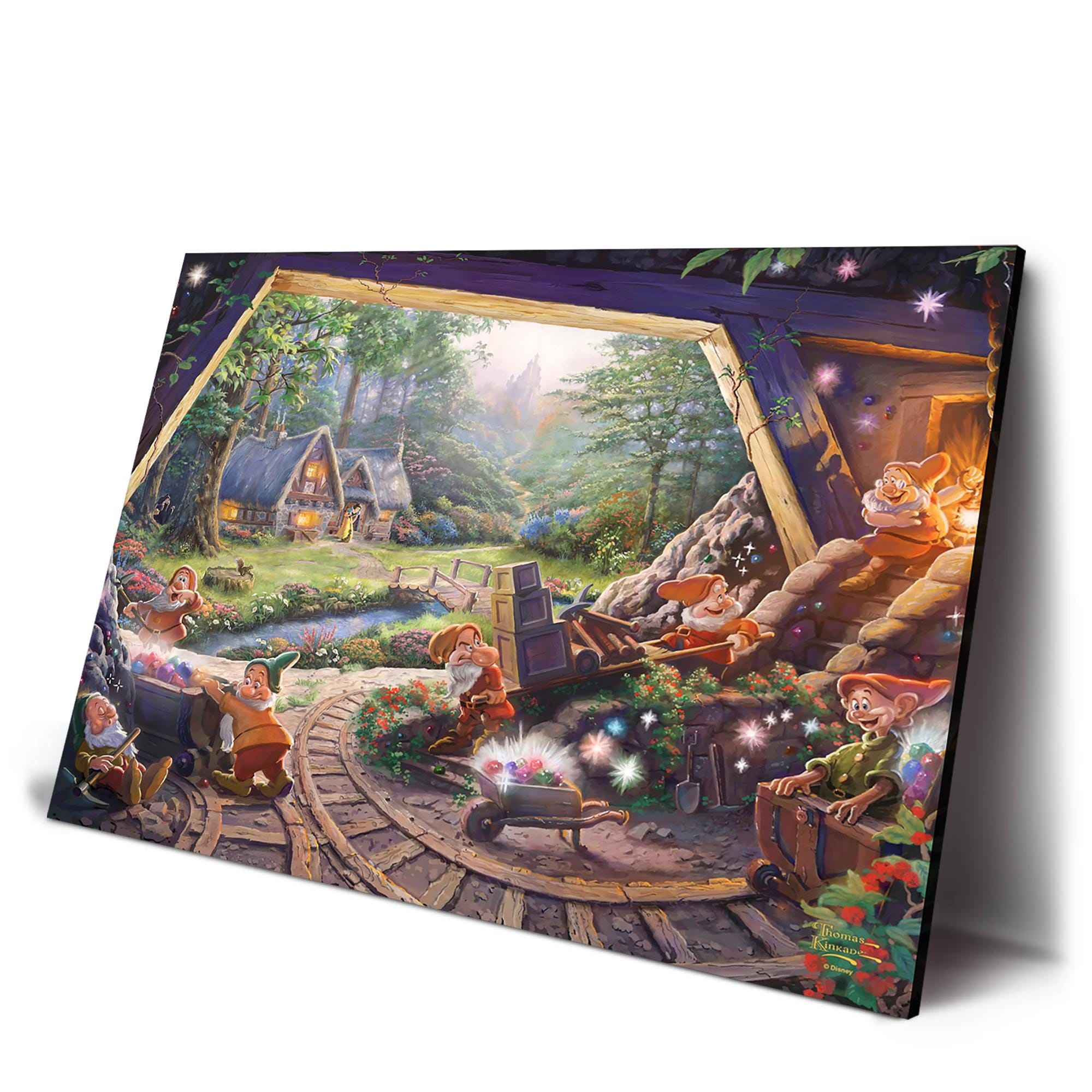 Snow White and the Seven Dwarfs Movies Poster Canvas Print for Home ...