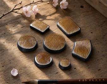 Japanische Messing Kenzan Blume Pin Frosch Minimalist Ikebana Set Floral Werkzeug Stem Stabilisator