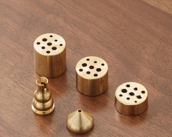Solid Brass Incense Holder | Minimalist Zen Meditation Altar Decor