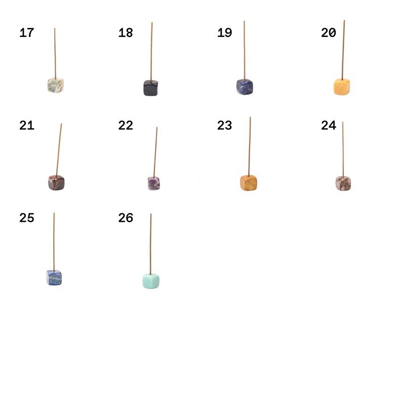 Porta incienso de cristal natural, quemador de piedra minimalista, decoración espiritual japonesa para escritorio. imagen 6