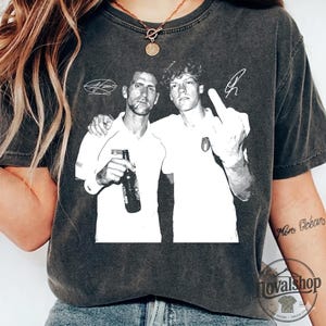Vintage Novak Djokovic and Jannik Sinner Shirt, Bootleg Tennis Graphic Tee, Funny Tennis Player Shirt, Retro Tennis Fan Merch Gift