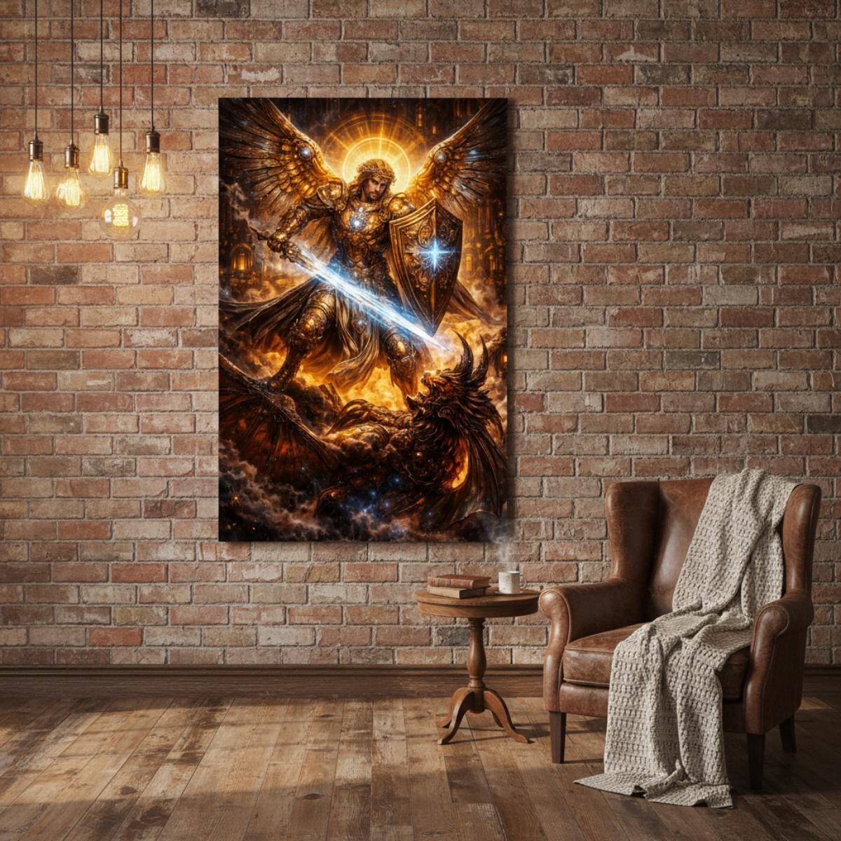 Christian Wall Art, Archangel Michael Wall Art Printable, Christian ...