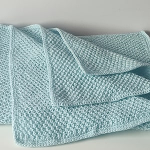 PDF Knitting Pattern Baby Blanket – Easy Knit Baby Blanket Pattern, 75x100 cm, Newborn Blanket, Instant Download