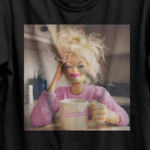 Camiseta con meme de cara de muñeca impactada, divertida, regalo para mujer, camiseta desquiciada e inapropiada, humor negro y provocador, camisetas vergonzosas